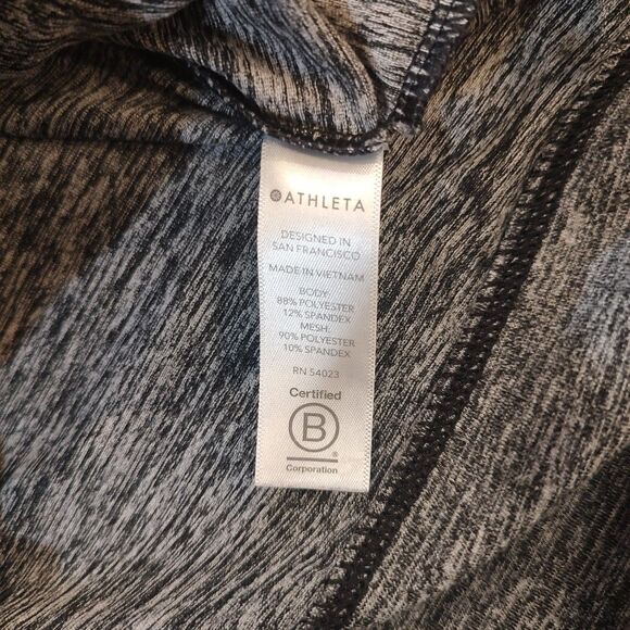 Athleta Jacket Women’s Size Med Activewear Stretch Full Zip Hoodie Pockets *Read - Picture 9 of 13